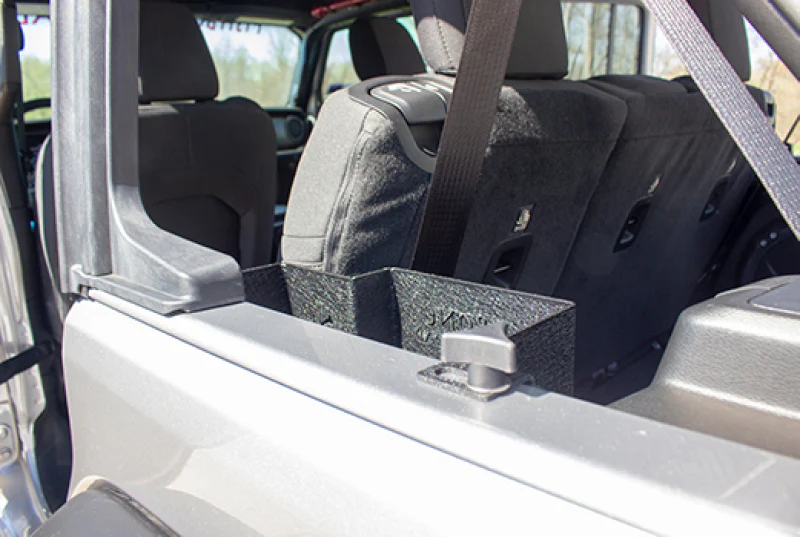 Fishbone Offroad 2018+ Jeep JLU Wrangler JL 4 Door Driver Side Wheel Well Storage Bin - Single - Image 3
