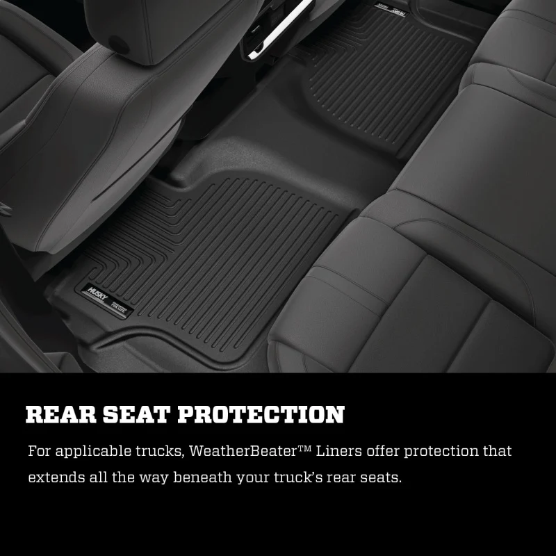 Husky Liners 09-12 Ford Flex/10-12 Lincoln MKT WeatherBeater Combo Black Floor Liners - Image 8