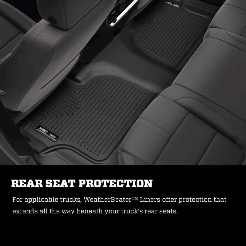 Husky Liners 10-12 Ford Fusion/Lincoln MKZ (FWD) WeatherBeater Combo Black Floor Liners - Image 15