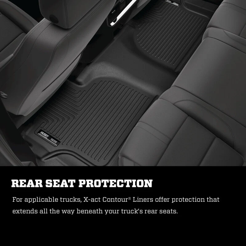 Husky Liners 21-24 Ford Bronco Sport X-Act Contour Second Row Floor Liner - Black - Image 9